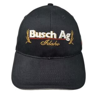 Bryan Custom Caps Busch Ag Idaho Black Baseball Cap One Size American Flag Hat